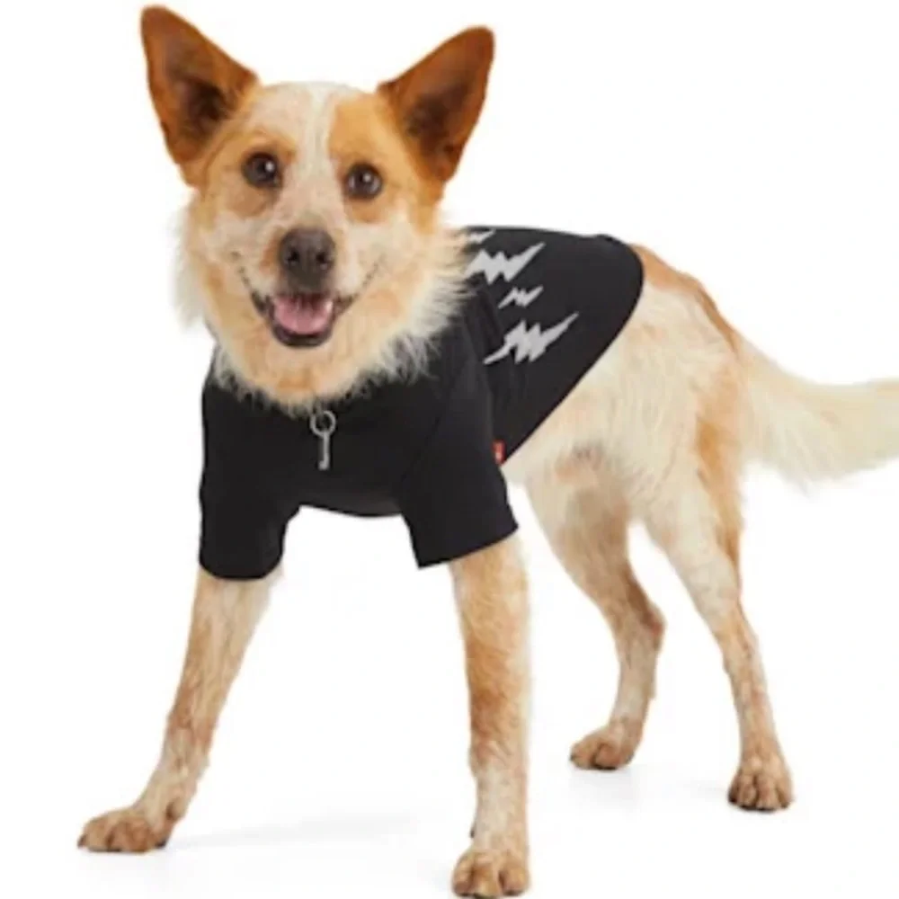 Bundle 2 NWT reflective bolt & patriotic dog t-shirts XL